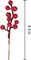 32 Pack Artificial Red Berry Stems 6.5 Inch Christmas Berry Picks with Holly Berries for Xmas Winter Holiday